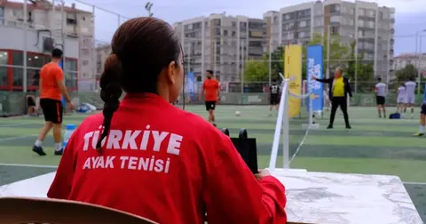 Konya'da ayak tenisi hazırlığı
