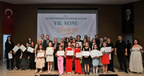 Keçiören Belediyesi Konservatuvarı’ndan yıl sonu konseri