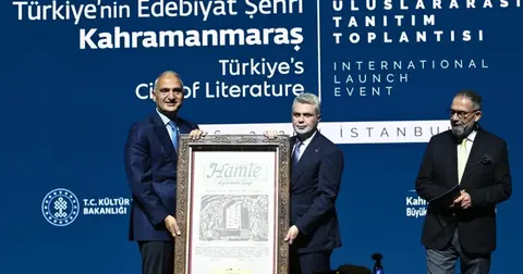'Edebiyat Şehri' unvanlı ilk Türk şehri Kahramanmaraş İstanbul'da tanıtıldı