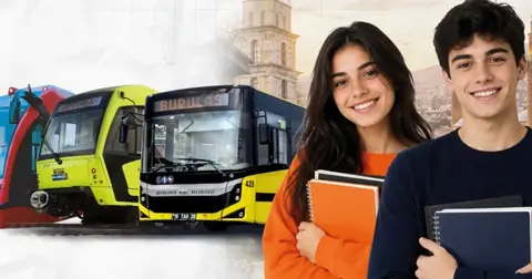 Bursa'da üniversite adaylarına ücretsiz ulaşım desteği