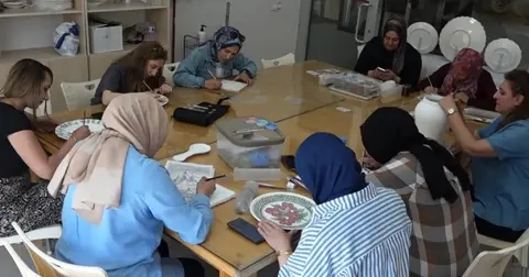 Çini sanatı MABESEN'de can buluyor