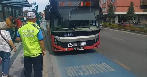 Balıkesir’de toplu taşıma araçlarına sıkı denetim