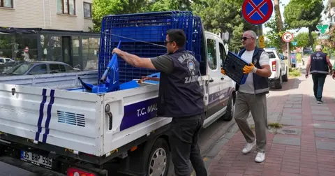 İstanbul Maltepe'de zabıta ekipleri işgallere karşı sahada