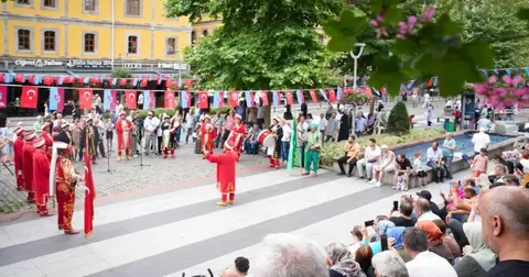 Trabzon Meydan Parkı'nda mehter coşkusu