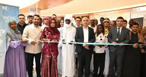 Uluslararası öğrencilerin eserleri Malatya'da görücüye çıktı