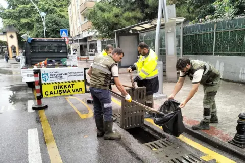 Kocaeli 28 kg yağışa boğulmadı: 1.200 kişi, 314 araç sahadaydı