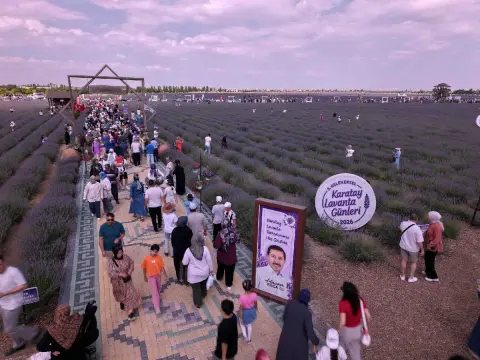 TÜRKİYE'NİN EN BÜYÜK LAVANTA BAHÇESİ'NDE FESTİVAL HEYECANI