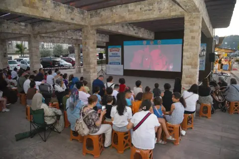Giresun’da yaz akşamları sinema keyfi