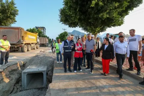 Konyaaltı'nda 60 milyonluk taşkın altyapısı