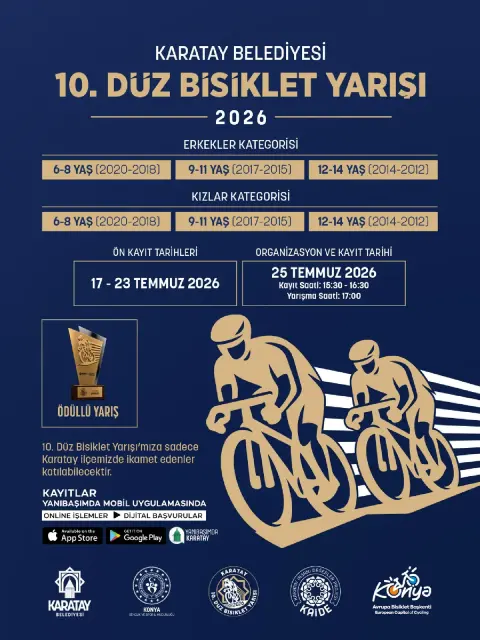 10. DÜZ BİSİKLET YARIŞI İÇİN KAYITLAR BAŞLADI
