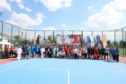 Kayseri'de 15 Temmuz Tenis Turnuvası sona erdi