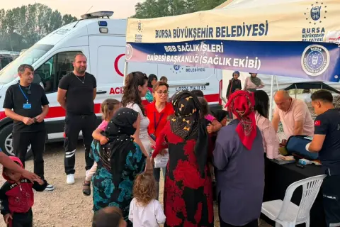 Bursa'da mevsimlik işçilere sağlık ve sosyal destek