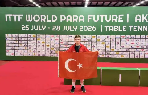 Milli Para Masa Tenisçisi Tahir Efe Şahin'den Bronz Madalya