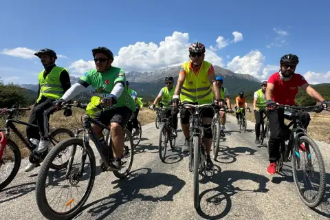 Beyşehir'de 42 km'lik tarih ve doğa bisiklet turu