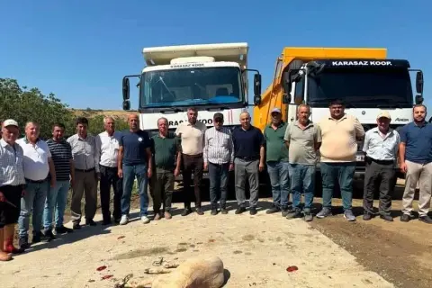 Altınyazı Karasaz Kooperatifi 2 Hafriyat Kamyonu Aldı