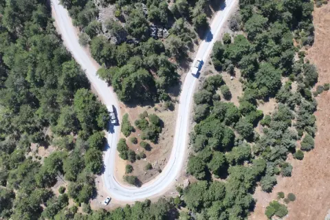 Manisa’da Spil Dağı yolu 6 km asfaltlandı