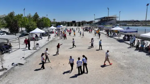 Konya'da 3. Uluslararası Bocce Turnuvası Başladı