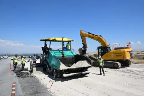 Malatya'da Yaka yolu 20 günde bitiyor