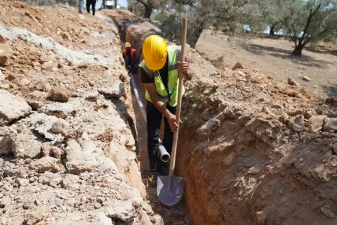 Yatağan'da 2.5 km su hattı yenilendi, kesintiler bitti