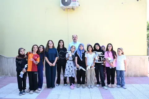 Başkan Altay, Kur'an kursundaki çocuklarla bir araya geldi