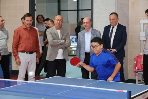 Üç ilçe başkanı Selçuklu'nun olimpiyat fabrikasında