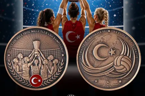 2026 Voleybol Şampiyonluğu hatıra parası satışta
