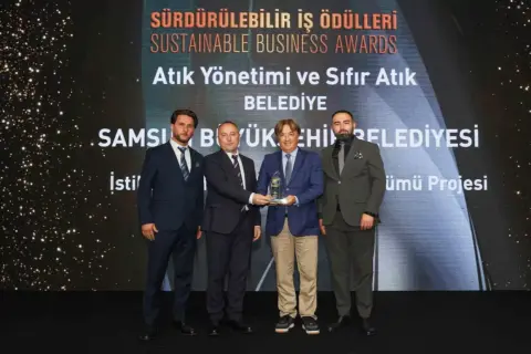Samsun Büyükşehir'e 'Sıfır Atık' ödülü