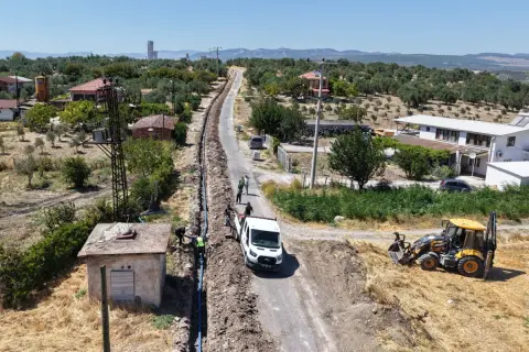 Manisa Soma'da 30 yıllık su sorunu çözüldü