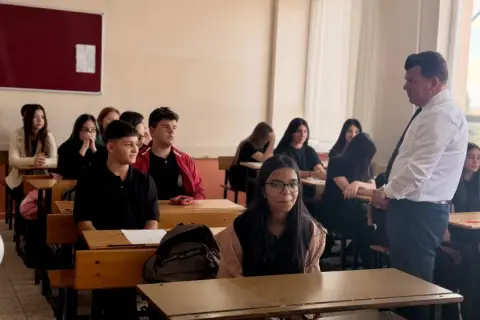 Keşan Lisesi'ne Müdür Kemik'ten sürpriz ziyaret