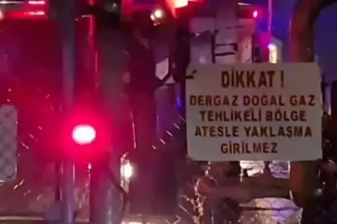 Düzce'de doğalgaz deposunda yangın: 1 itfaiye yaralandı