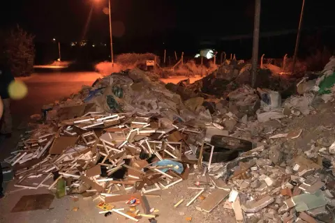 Bornova’da kaçak molozla savaş: tüm kamyonlar devrede