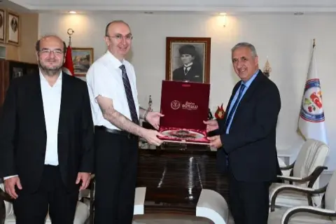 MASKİ Genel Müdürü Ali Kılıç, yeni kaymakamlara ziyaret etti