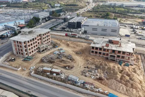 Doğa Madencilik Meslek Lisesi kaba inşaatı tamamlandı