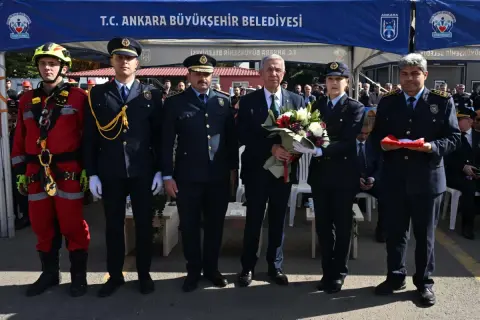 Ankara İtfaiyesi'ne 100 yeni personel yemin etti