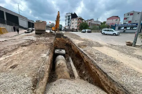 Çayırova'da binlerce metre altyapı yenilendi