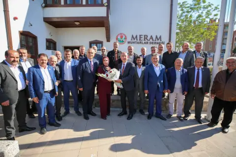 Kavuş’tan Meram muhtarlarına özel ziyaret