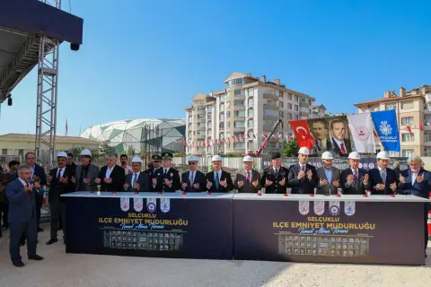 Selçuklu'ya Yeni Emniyet Binası Temeli Atıldı