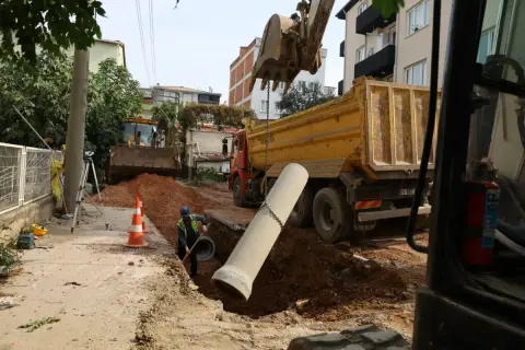 Osmangazi'de 340 metre altyapı yenilendi