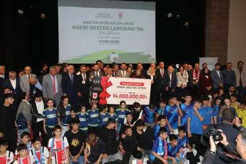 Gaziantep’te 115 amatör spor kulübüne 14 milyon lira destek