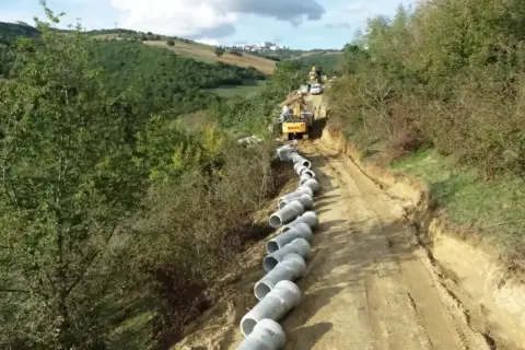 Kabaoğlu'na 13 Bin Metre Kanalizasyon Yatırımı