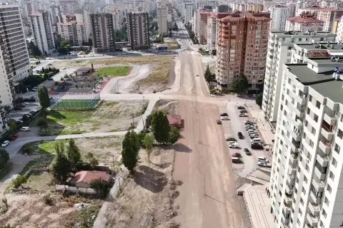 Melikgazi'de trafiği çözecek yeni bağlantı yolu hizmete giriyor