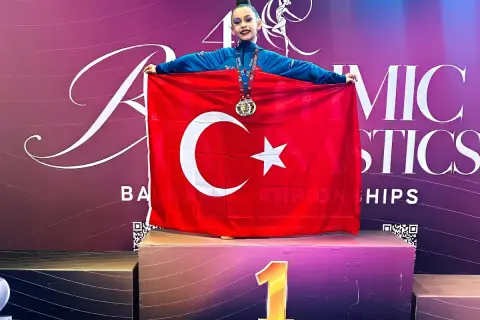 Muratpaşa'dan ritmik cimnastikte çifte Balkan şampiyonluğu