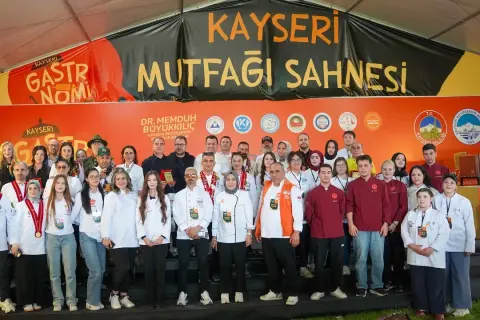 Kayseri Gastronomi Günleri'ne yoğun ilgi, usta şefler buluştu