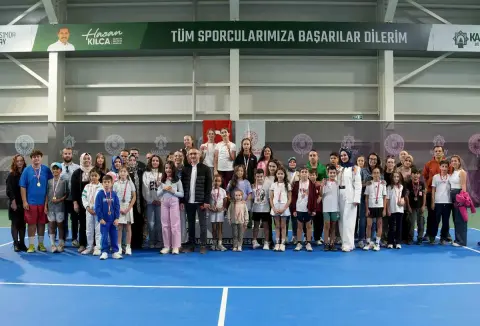 108 Sporcu Yarıştı: 29 Ekim Tenis Turnuvası Sona Erdi
