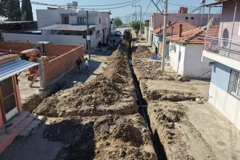 Yeşilköy'ün 40 yıllık su derdi bitti, hatlar yenilendi