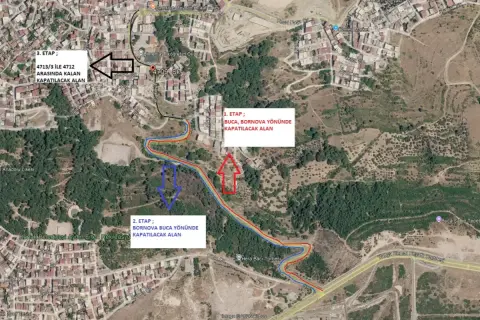 İzmir'de Şahin Tepesi yolu yenileniyor: 100 gün, 3 etap