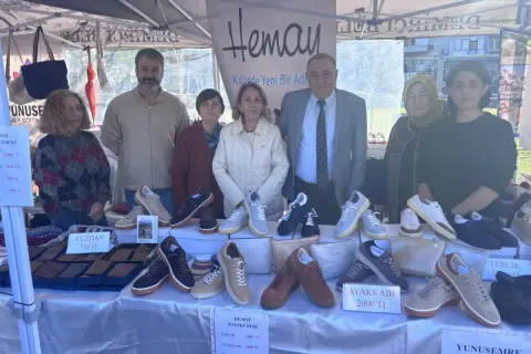 Manisa protokolünden Yunusemre HEM tanıtım standına ziyaret