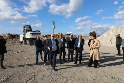Edremit'in şantiyesi şehir dışına taşınıyor