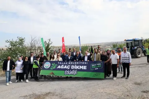 Talas'ta Artrit Günü'nde yeşil atılım: 360 Parkur'a fidan dikildi