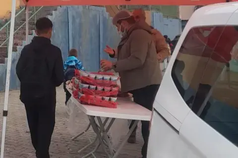 Kocaeli İzmit'te beslenme saati öğrencilerin yüzünü güldürüyor